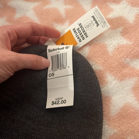 SOLD-New with tags!! Timberland beanie, dark gray. - Picture 4 of 4